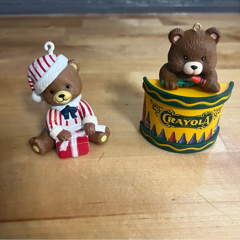 Vintage Teddy Bear Ornament Bundle